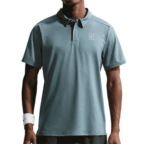 Nike Court Advantage Polo Mens Mineral Slate/White FZ6907 382image