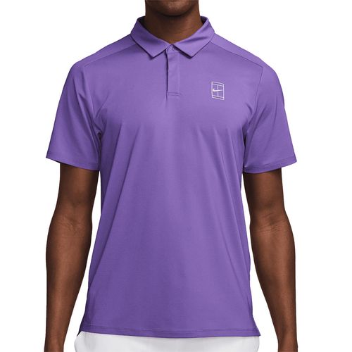 Nike Court Advantage Polo Action Grape/White Midwest Racquet