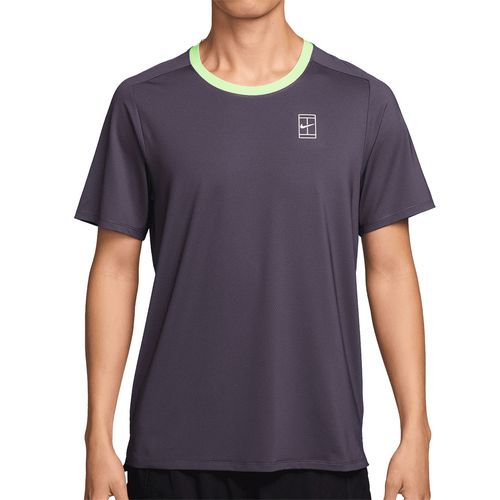 Nike Court Advantage Crew Mens Dark Raisin/Volt Tint/White FZ6910 573image