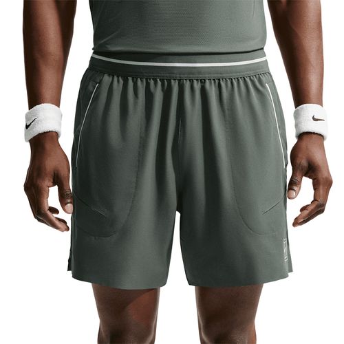 Nike Court 6 inch Advantage Short Mens Camo Green/Cucumber Calm FZ6913 303image