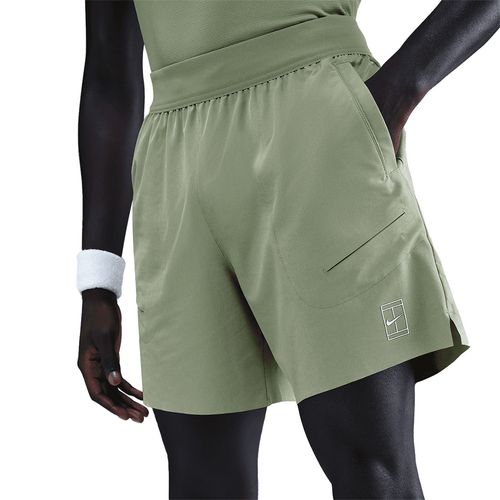 Nike Court 6 inch Advantage Short Mens Oil Green/White FZ6913 386
image
