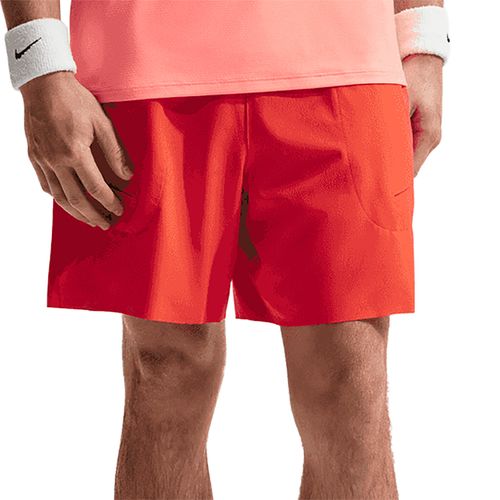 Nike Court 6 inch Advantage Short Mens Picante Red/Atomic Pink FZ6913 633image