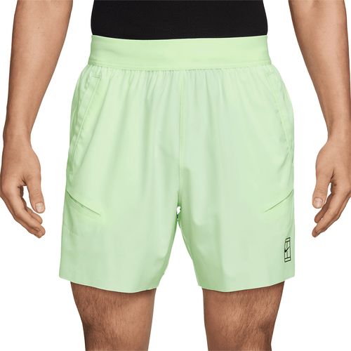 Nike Court 6 inch Advantage Short Mens Volt Tint/Black FZ6913 709image