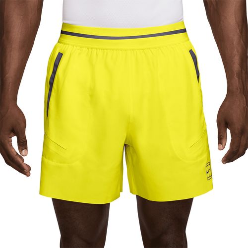Nike Court 6 inch Advantage Short Mens Lemon Venom/Purple Dynasty FZ6913 750image