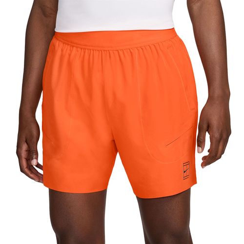 Nike Court 6 inch Advantage Short Mens Safety Orange/Black FZ6913 819
image