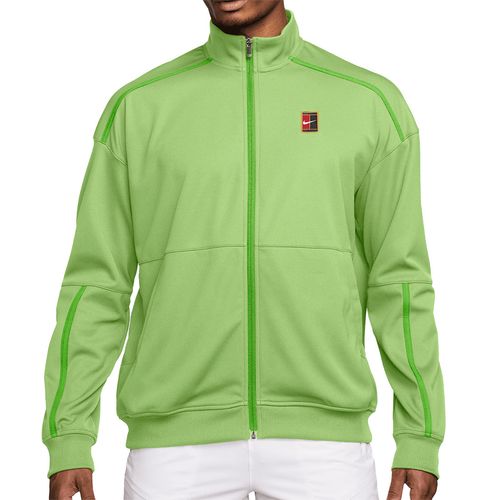Nike Court Heritage Jacket Mens Light Liquid Lime/Mean Green FZ6925 360image