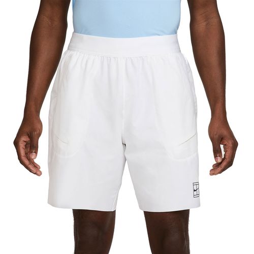 Nike Court 8 inch Advantage Short Mens White/Black FZ9322 100image