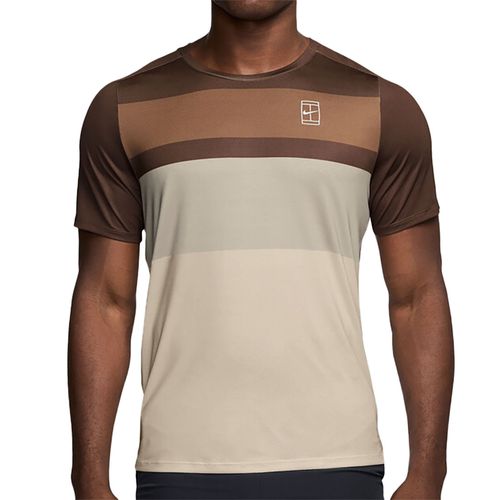 Nike Court Printed Advantage Crew Mens Cacao Wow/White FZ9845 259
image