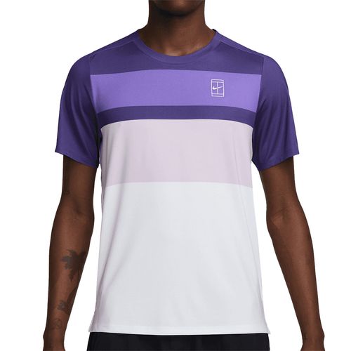 Nike Court Printed Advantage Crew Mens Wild Grape/White FZ9845 507
image