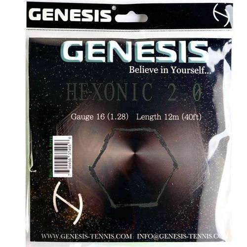 Genesis Hexonic 16L Black Tennis String
image