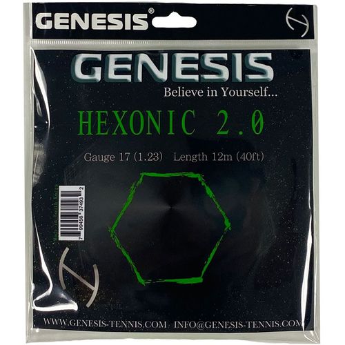 Genesis Hexonic 2.0 Green 17G Tennis Stringimage