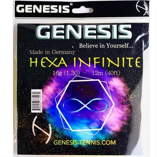 Genesis Hexa Infinite Yellow 16G Tennis Stringimage