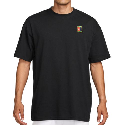Nike Court Heritage Tee Shirt Mens Black HJ3362 010
image