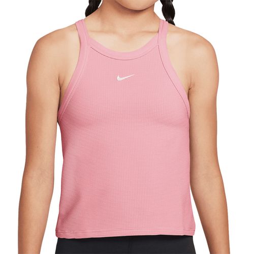 Nike Girls High Neck Tank Top Medium Soft Pink/White HJ4252 690
image