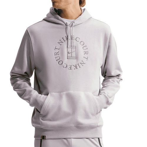 Nike Court Heritage Hoodie Mens Silver Lilac/Taupe Grey HM6759 022image