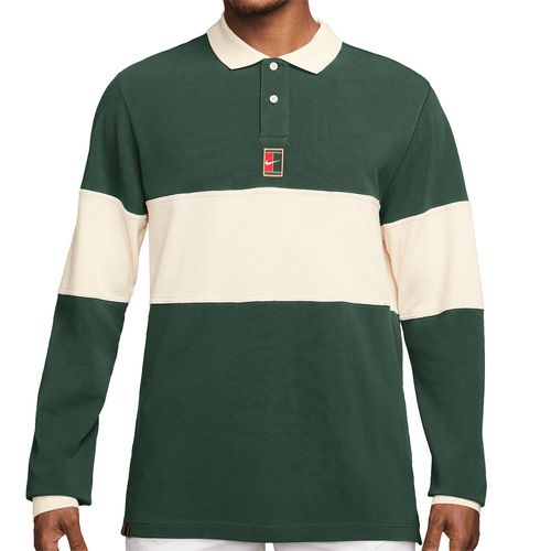Nike Court Heritage Long Sleeve Polo Mens Fir/Pale Ivory HQ1748 323
image