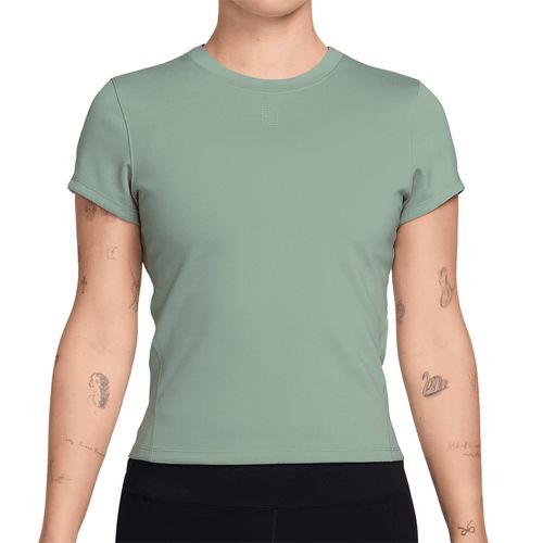 Nike Court Advantage Short Sleeve Top Womens Steam Green/White HQ2994 006image