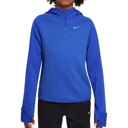 Nike Therma-Fit 1/2 Zip Training Boys Top Blue HV0197 411image