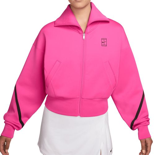 Nike Court Advantage Jacket Womens Laser Fuchsia/Black IB0776 617image