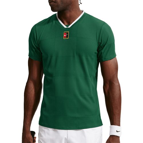 Nike Court Dri Fit Slam Crew Mens Gorge Green/White IB1012 341image