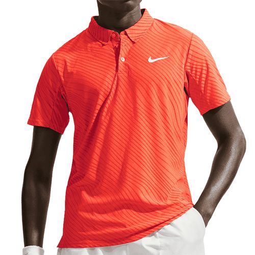 Nike Court Advantage Slam Polo Mens Turf Orange/White IB1020 842image
