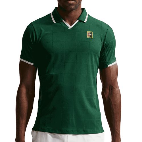 Nike Court Dri Fit Slam Polo Mens Gorge Green IB1024 341image