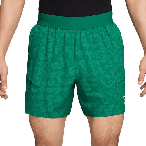 Nike Court Printed 6 inch Advantage Short Mens Malachite/White IB1071 365image