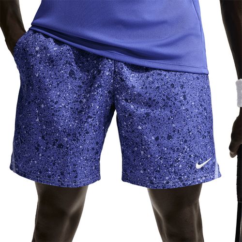 Nike Court Printed 7 inch Victory Short Mens Lapis/Light Thistle/White IB1080 430image