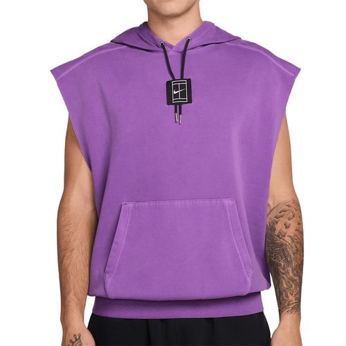 Nike Court Slam Sleeveless Hoodie Mens Bright Violet IF1938 522image