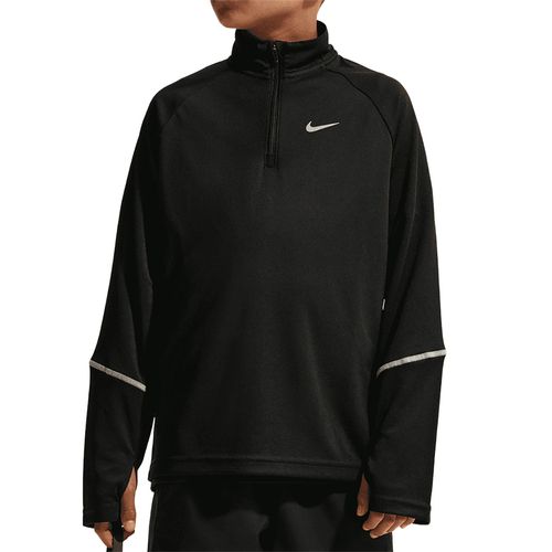 Nike Boys Short Sleeve Miler Crew Black/Reflective Silver IF2426 010image