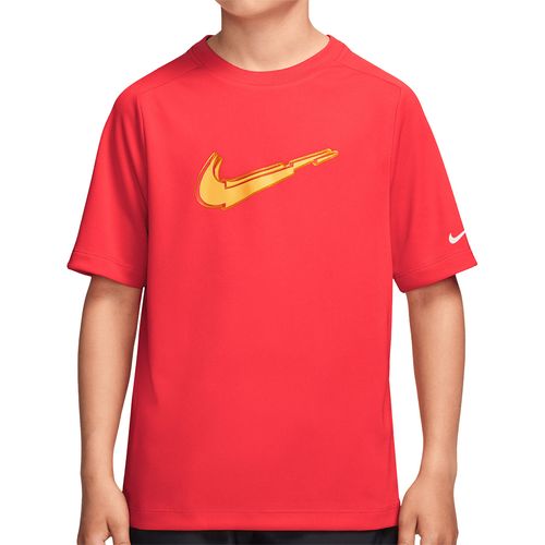 Nike Dri Fit Boys Graphic Tee Light Crimson/White IF2438 696image
