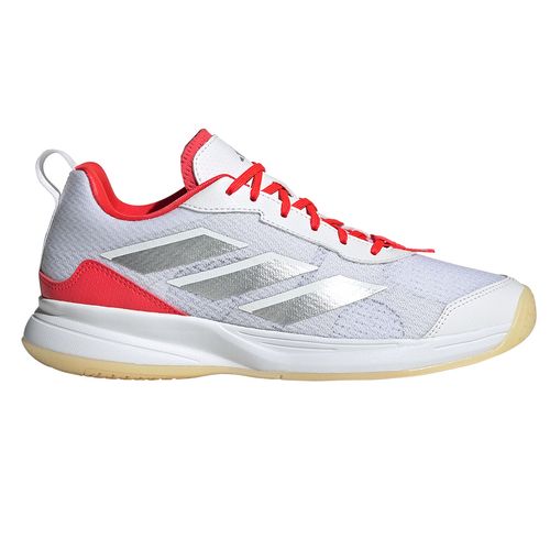 adidas AvaFlash Womens Tennis Shoe White/Silver Metallic/Lucid Red IH0511
image