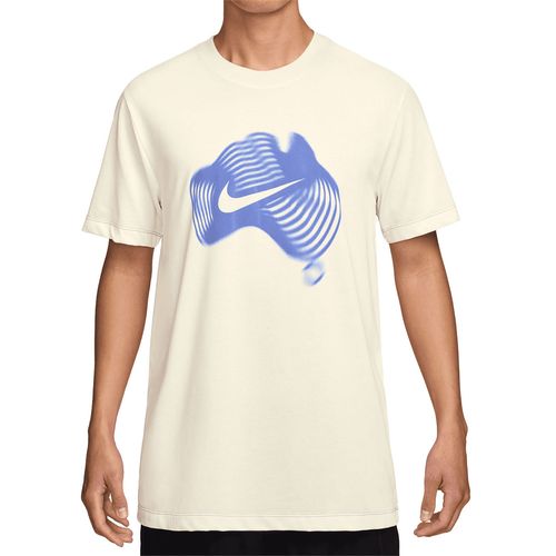 Nike Court Tee Shirt Mens Sail/Sapphire IH2087 133image