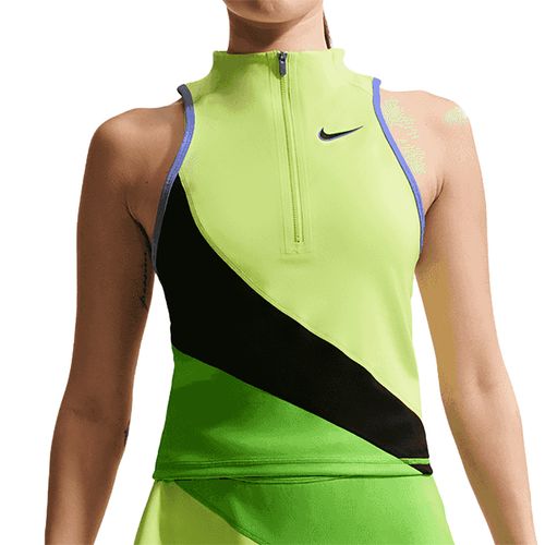 Nike Court Slam Tank Top Womens Light Lemon Twist/Black/Mean Green II2880 736image