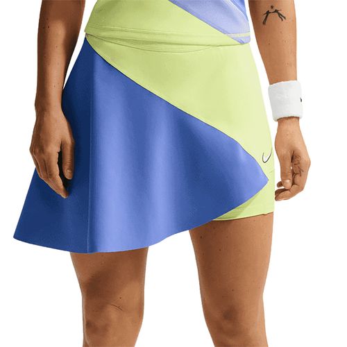Nike Court Slam Skirt Womens Light Lemon Twist/Sapphire/White II3233 736image