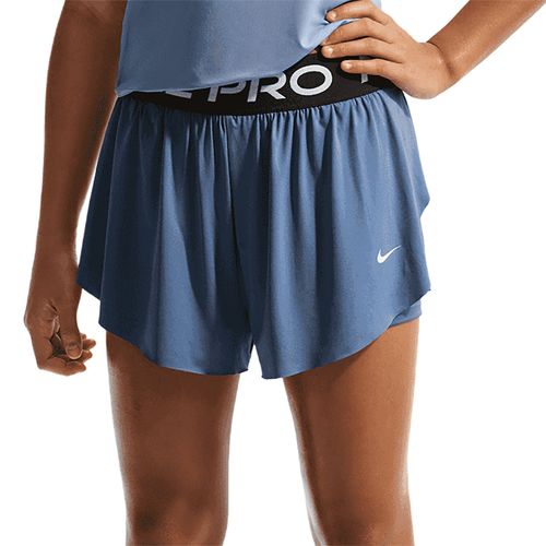 Nike Girls Pro Dri Fit Short Diffused Blue/White II3640 491image