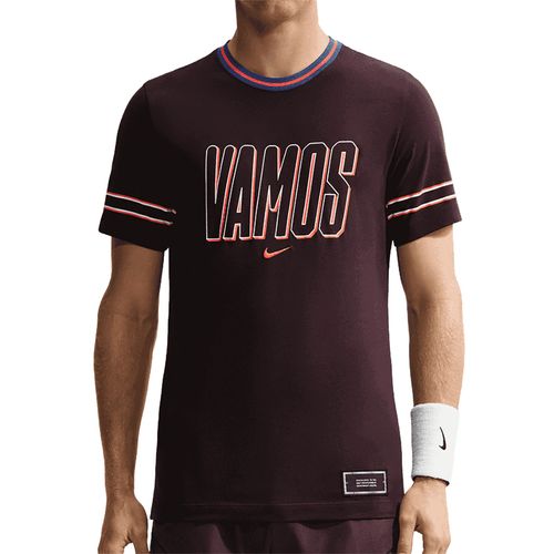 Nike Court Carlos Alcaraz Tee Mens Burgundy Ash IM6121 647image
