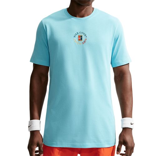 Nike Court Heritage Tee Mens Blue Gaze IM6128 460image
