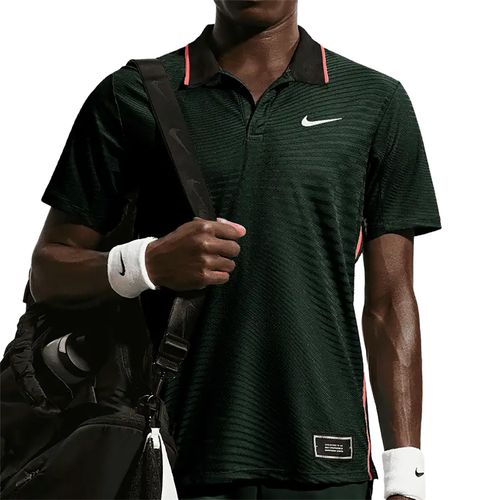 Nike Court Slam Polo Mens Black Spruce/White IM6588 317image