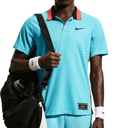 Nike Court Slam Polo Mens Baltic Blue/Black IM6588 416image