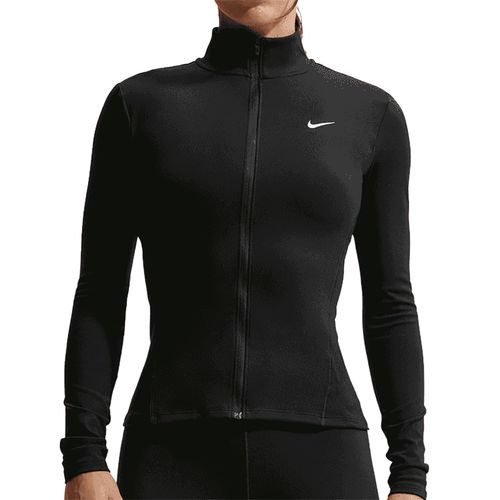 Nike One Full Zip Jacket Womens Black/White IM7046 010image