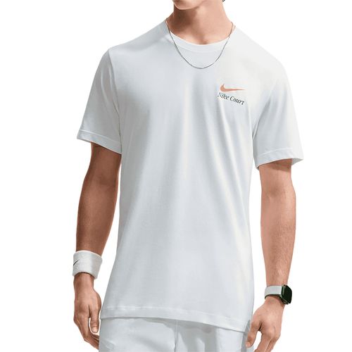 Nike Court Tee Mens White IM9659 100image