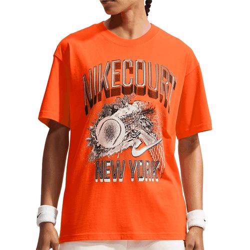 Nike Court Slam Tee Mens Brilliant Orange IO0930 820image