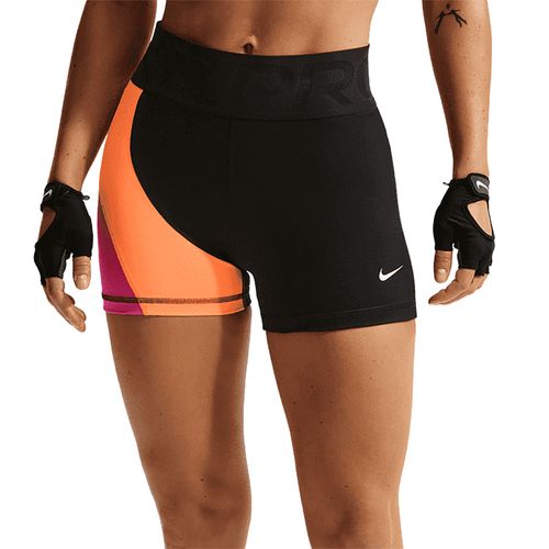 Nike Pro Sculpt High Rise 3 inch Short Womens Black/Orange IQ0363 010image