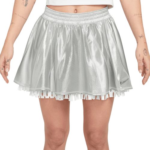 Nike Court Osaka Slam Skirt Womens Grey Fog/Metallic Silver IR8472 097image