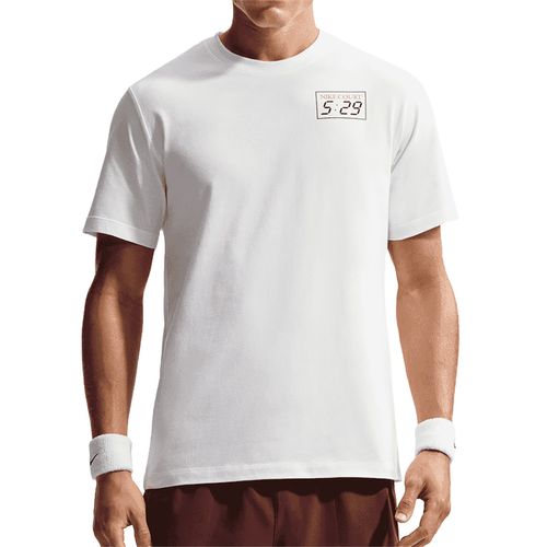 Nike Court Paris Tee Shirt Mens White IU7537 100image