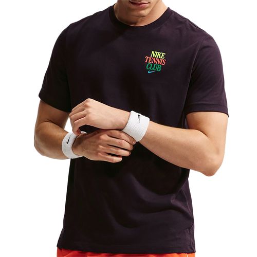 Nike Court Tee Shirt Mens Burgundy Ash IV6570 647image