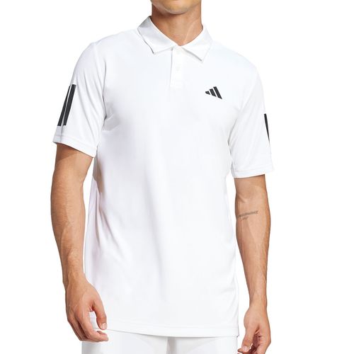 adidas Club 3 Stripe Polo Mens White JE0412
image