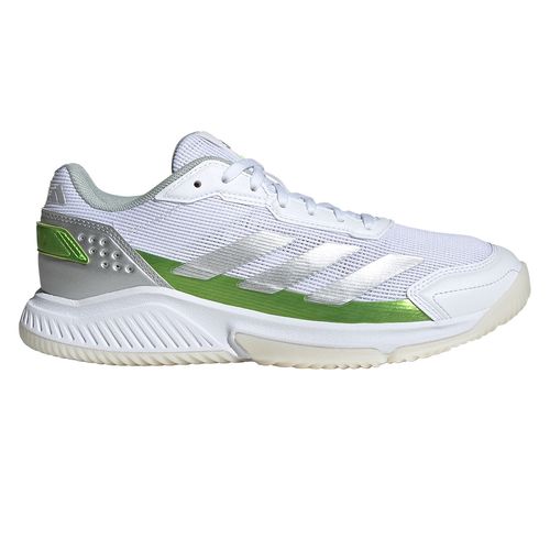 adidas Courtquick Womens Padel Shoe White/Silver/Lucid Lemon JP7229
image