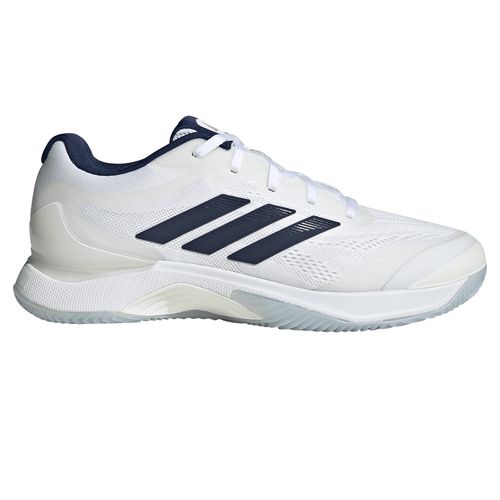 adidas Avacourt 3 Womens Clay Tennis Shoe White/Dark Blue JP8861image